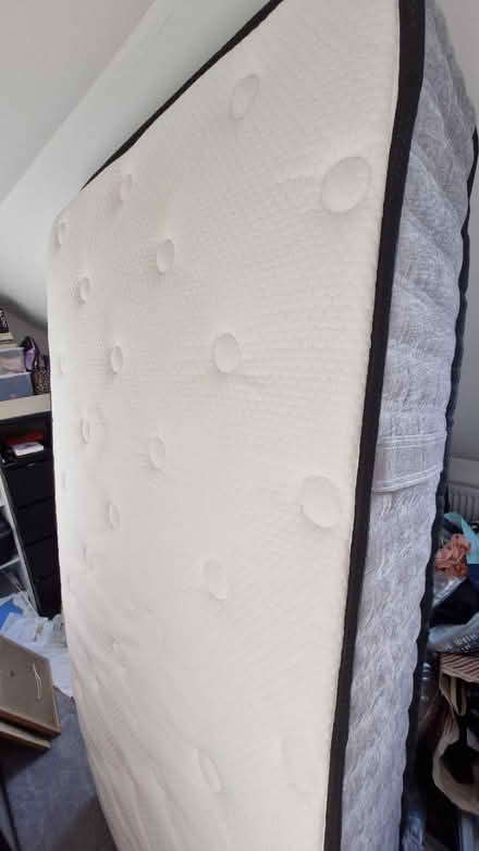Photo of free Used single mattress (has stain) (TW5) #3