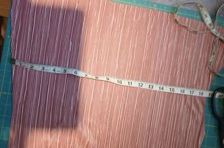 Photo of free 10 pieces pleated polyester (Gawthorpe) #1