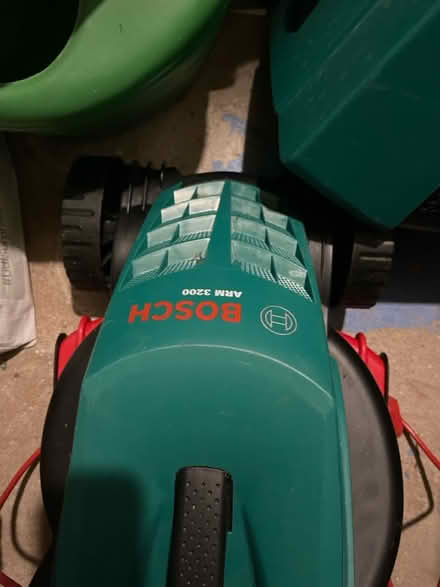 Photo of free Almost new Bosch lawnmower (Hackney E9) #2