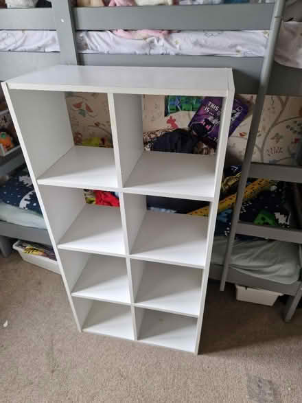 Photo of free White bookcase (Meersbrook S8) #1