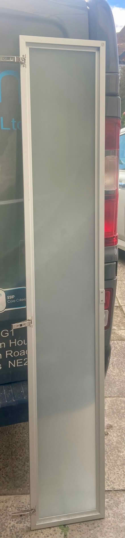 Photo of free Glass cupboard door with aluminium frame (Whitley Bay NE26) #2
