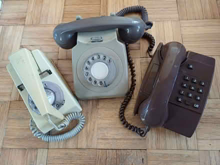 Photo of free 3 vintage/retro telephones (not working) (Uxbridge UB8) #1