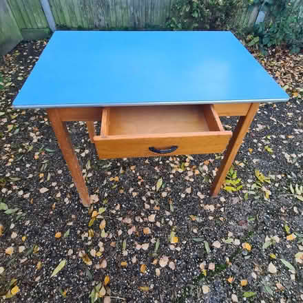 Photo of free Blue Melamjne Kitchen Table (Southgate RH11) #2