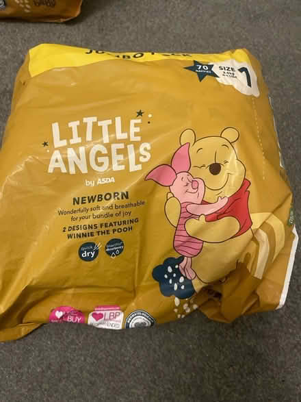 Photo of free New Nappies size 1, 2 & 3 opened (Dy49ej) #2
