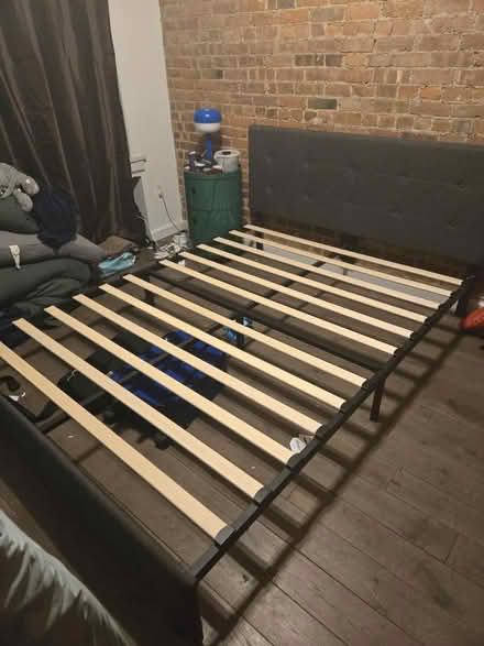 Photo of free Queen bed frame with storage (East Harlem) #1