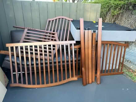 Photo of free Crib, full bed, or loveseat in box (Valencia Avenue, Sunnyvale) #3