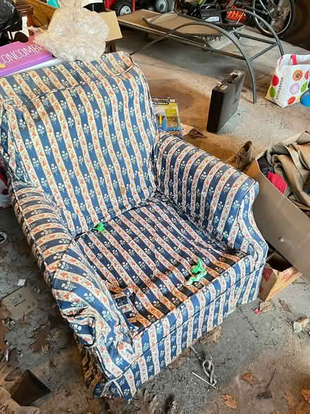 Photo of free Easy chair for reupholstering (Oradell) #1