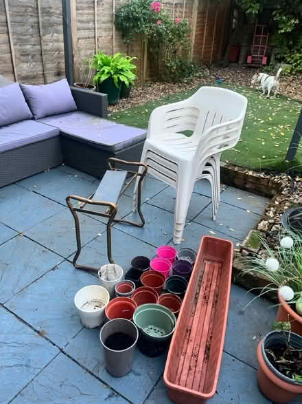 Photo of free Garden furniture & pots (South Norwood SE25) #2