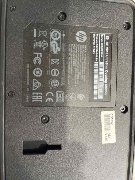 Photo of free HP 2013 UltraSlim Docking station (Albany Hillside) #2