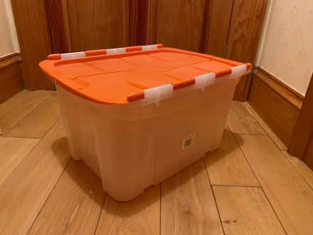 Photo of free Large plastic box (AB25) #1