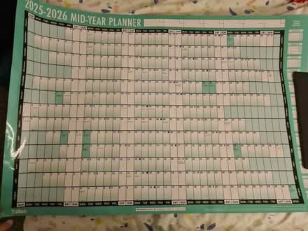 Photo of free 25/26 mid year wall planner (Lewisham SE13) #1