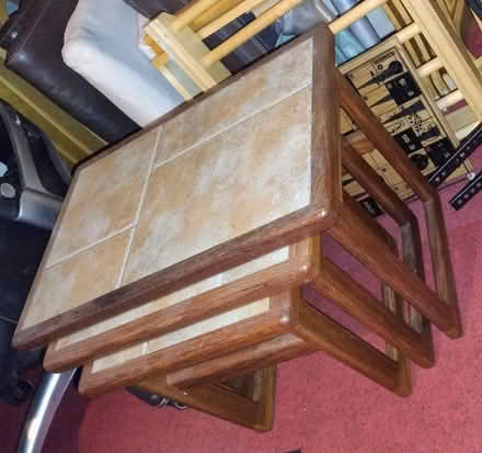 Photo of free Nest of tables - tile top (Stretford M32) #3
