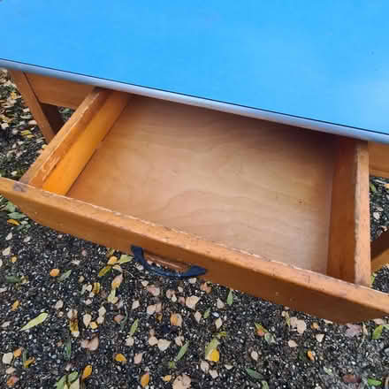 Photo of free Blue Melamjne Kitchen Table (Southgate RH11) #4