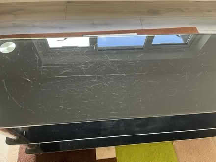 Photo of free Black glass tv table TN14 (Halstead TN14) #2