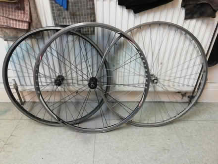 Photo of free Bicycle wheels (Osmaston Rd Derby) #1