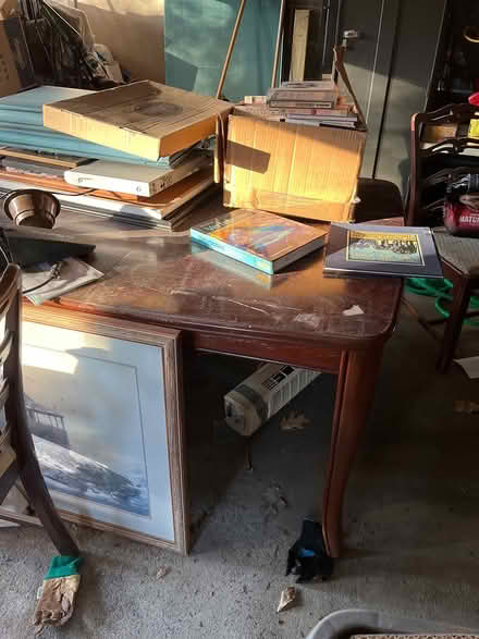 Photo of free Antique table and chairs (Oradell) #2