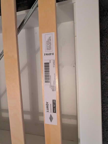 Photo of free IKEA white Malm bed with 2 drawers (York YO26) #2