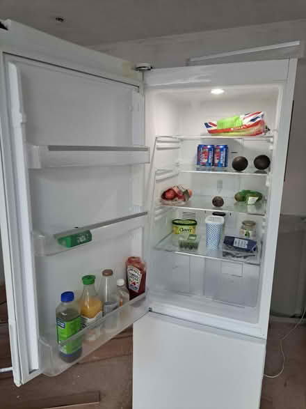 Photo of free Bush tall white fridge freezer (Heswall) #2