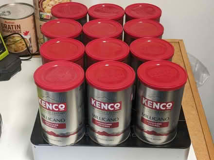 Photo of free Kenco Millicano tins x12 (Heath End RG7) #1