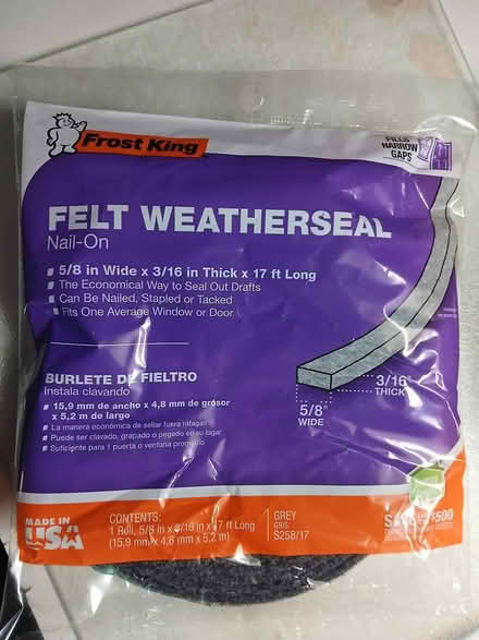 Photo of free Weartherseal (Woburn south) #1