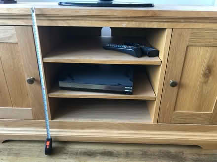 Photo of free Laura Ashley solid oak TV unit (Weeke, Winchester SO22) #2