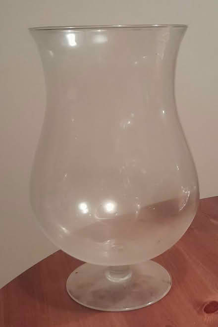 Photo of free 13" Glass hurricane vase/lamp (Burgess hill) #1