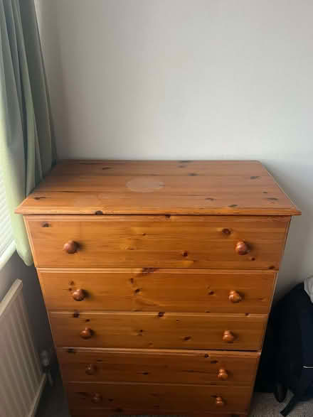 Photo of free Chest of drawers (pine) (Arnold NG5) #1