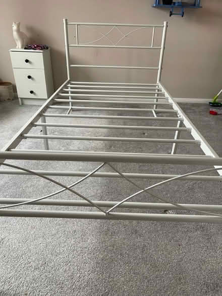 Photo of free Single metal bed frame (SG19) #2