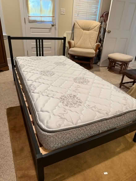 Photo of free Twin bed and mattress (Jefferson Heights) #1