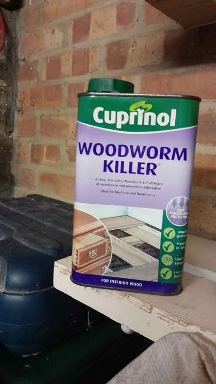 Photo of free Cuprinol woodworm killer (Smiths Estate OX28) #2