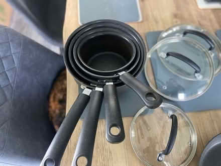 Photo of free Set of non-stick pots & 2 frying pans (Haywards Heath RH16) #2