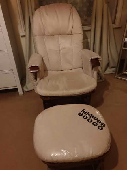 Photo of free Nursing Rocking Chair and Stool (Victoria Park E3) #1