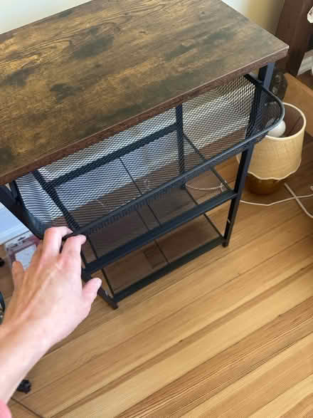 Photo of free Side table with drawer (Harvard MA) #3