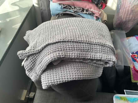 Photo of free Grey throw in vgc (Thringstone LE67) #1