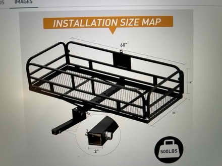 Photo of free Cargo Carrier, 2” hitch mount (Pepperell, west side.) #1