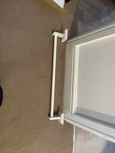 Photo of free Homebase -white wood towel rail (Twyford OX17) #2