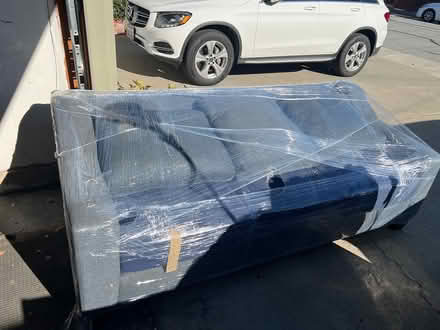 Photo of free Blue sofa (San Mateo) #1
