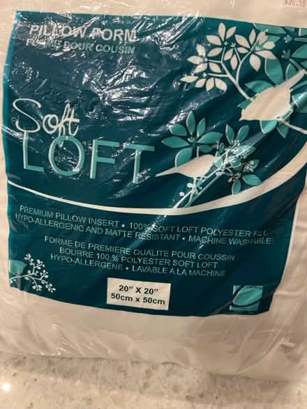 Photo of free Pillow stuffing inserts (North Oakville) #1