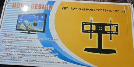Photo of free TV desktop mount 26" - 32" (Ryelands LA1) #1