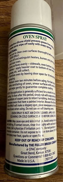 Photo of free Fuller Brush Co. Oven Spray (West San Jose 95128) #2