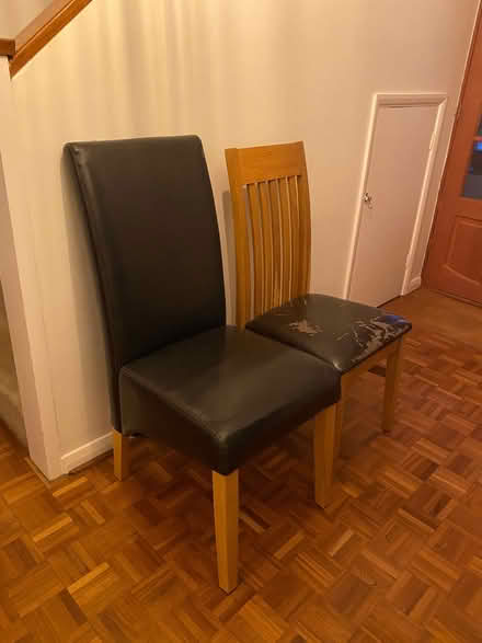 Photo of free Wooden dining chairs (Horsell GU21) #1