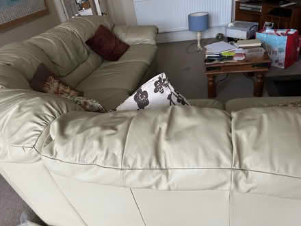 Photo of free Leather corner sofa (Bathwick) #4