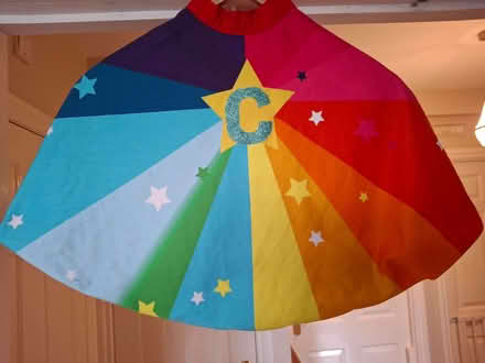 Photo of free Children's dress up cape and mask with letter C (Surrey Heath GU16) #1