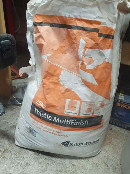 Photo of free Half full bag of plaster (25kg) (Adel LS16) #1