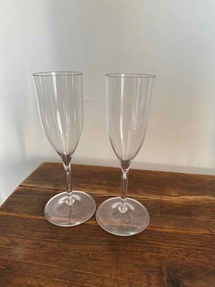 Photo of free Box of Plastic Flutes glasses (Bayswater W2) #1
