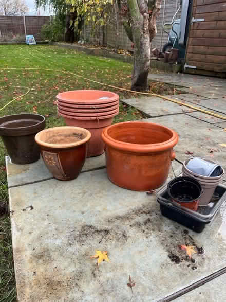 Photo of free Assorted pots for plants (Tolworth) #1