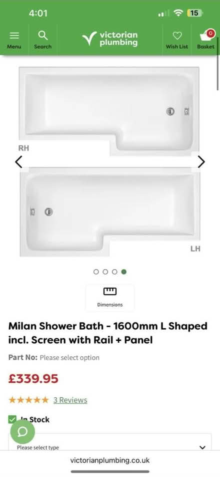 Photo of free Bath tub new (Wickford) #1