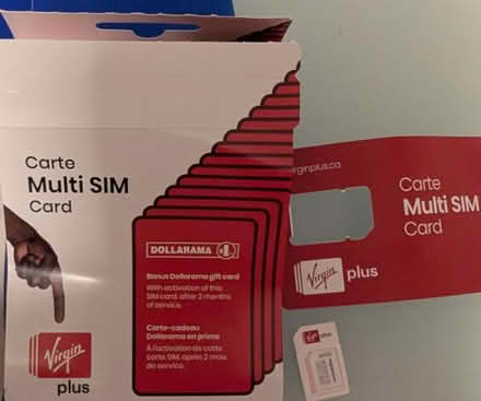 Photo of free Brand New Multi SIM Card Virgin (Milton) #1