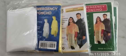 Photo of free Disposable ponchos (Tpy) #1