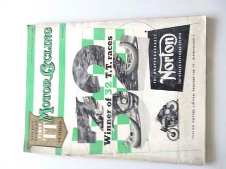 Photo of free Motor Cycling Magazines from 1955 to 1957 (Dunblane FK15) #4